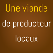 Une viande de producteur locaux